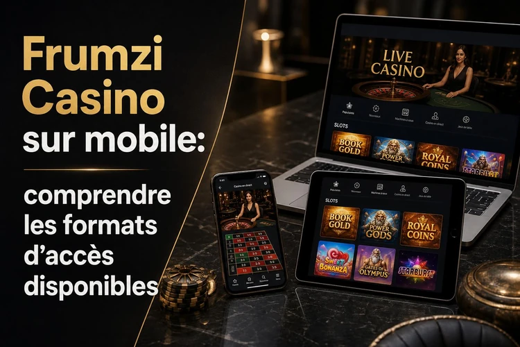 Frumzi Casino sur mobile: comprendre les formats d'accès disponibles