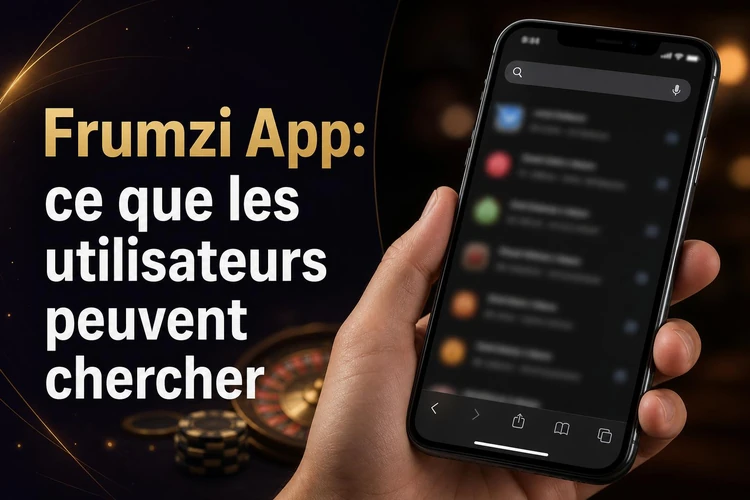 Frumzi App: ce que les utilisateurs peuvent chercher