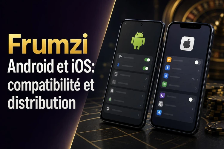 Frumzi Android et iOS: compatibilité et distribution
