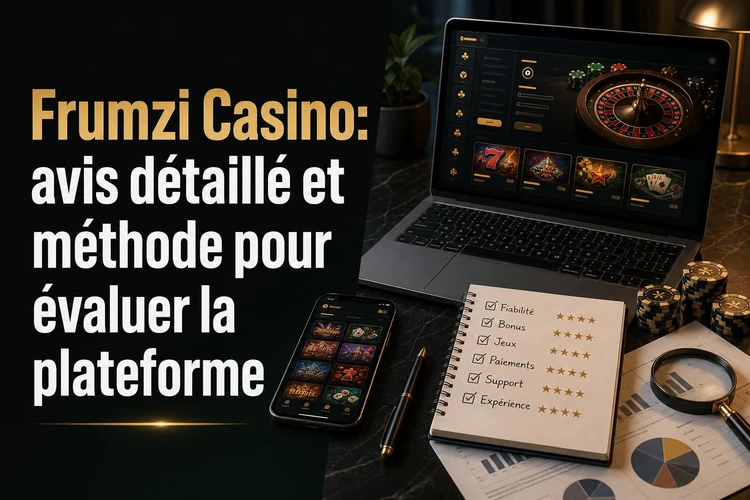Frumzi Casino: avis détaillé et méthode pour évaluer la plateforme