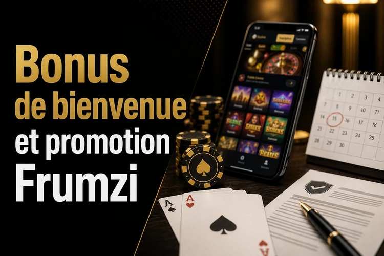 Bonus de bienvenue et promotion Frumzi