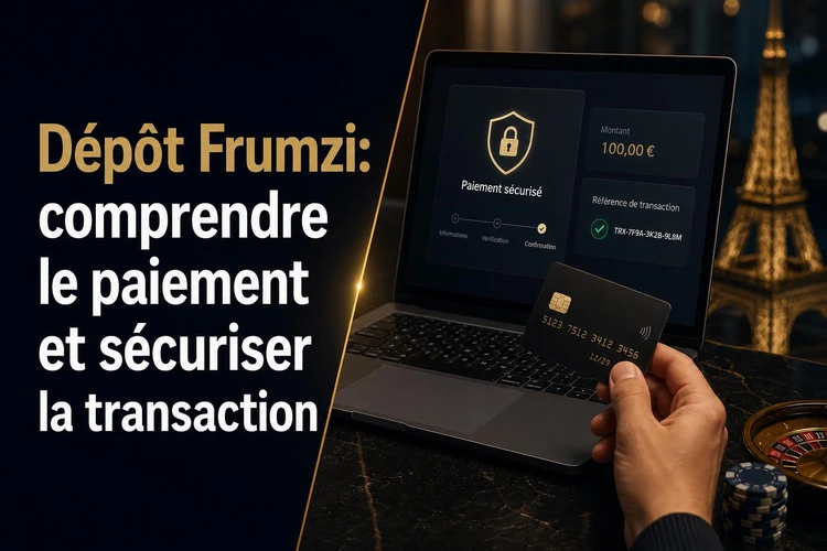 Dépôt Frumzi: comprendre le paiement et sécuriser la transaction