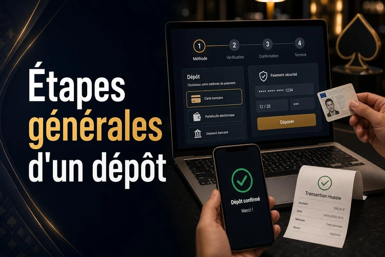 Étapes générales d'un dépôt